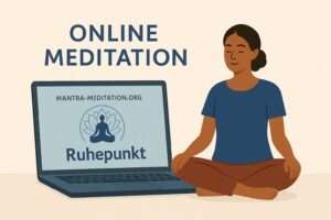 Online meditation bild